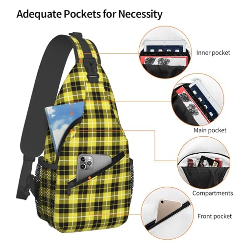 Crossbody Sling Backpack Clan Barclay Dress Modern Tartan Shoulder Chest Bag Daypack for Traveling Sport4