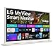 LG 32SR70U-W 32-Inch 4K UHD Smart Monitor with IPS Display webOS 23 USB Type-C Speakers x2 HDR 10 AirPlay 2 Screen Share Bluetooth Remote - White
