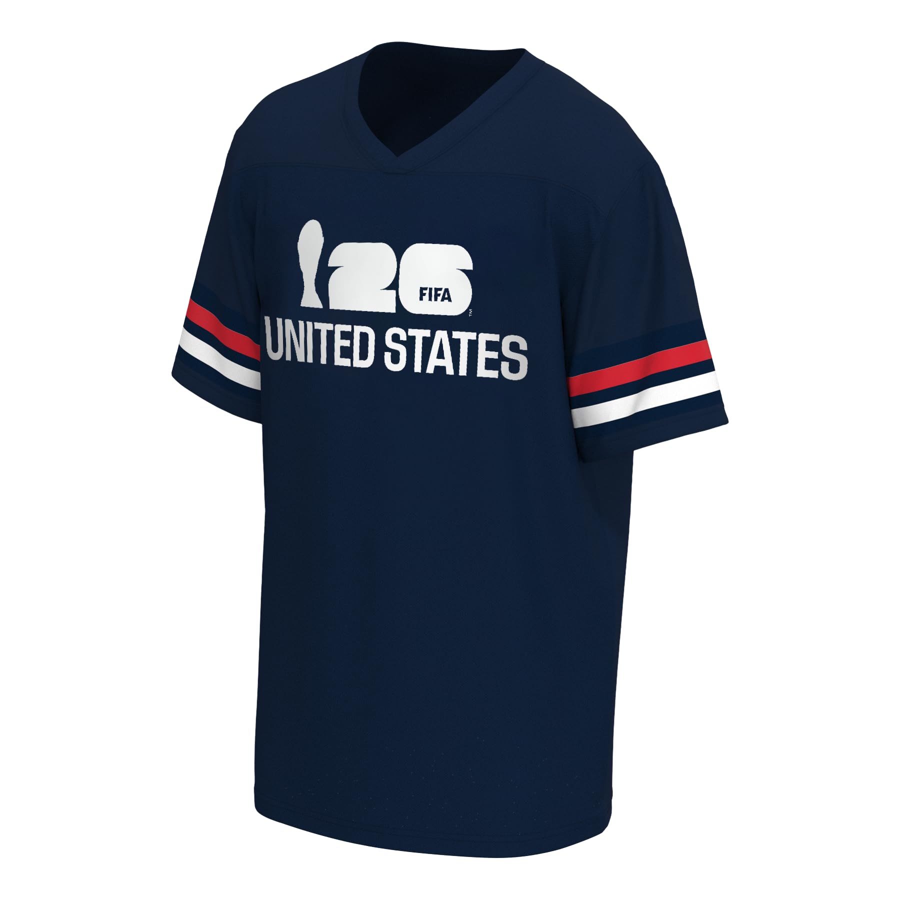 Outerstuff FIFA World Cup 2026 Mens Short Sleeve V-Neck Football Jersey