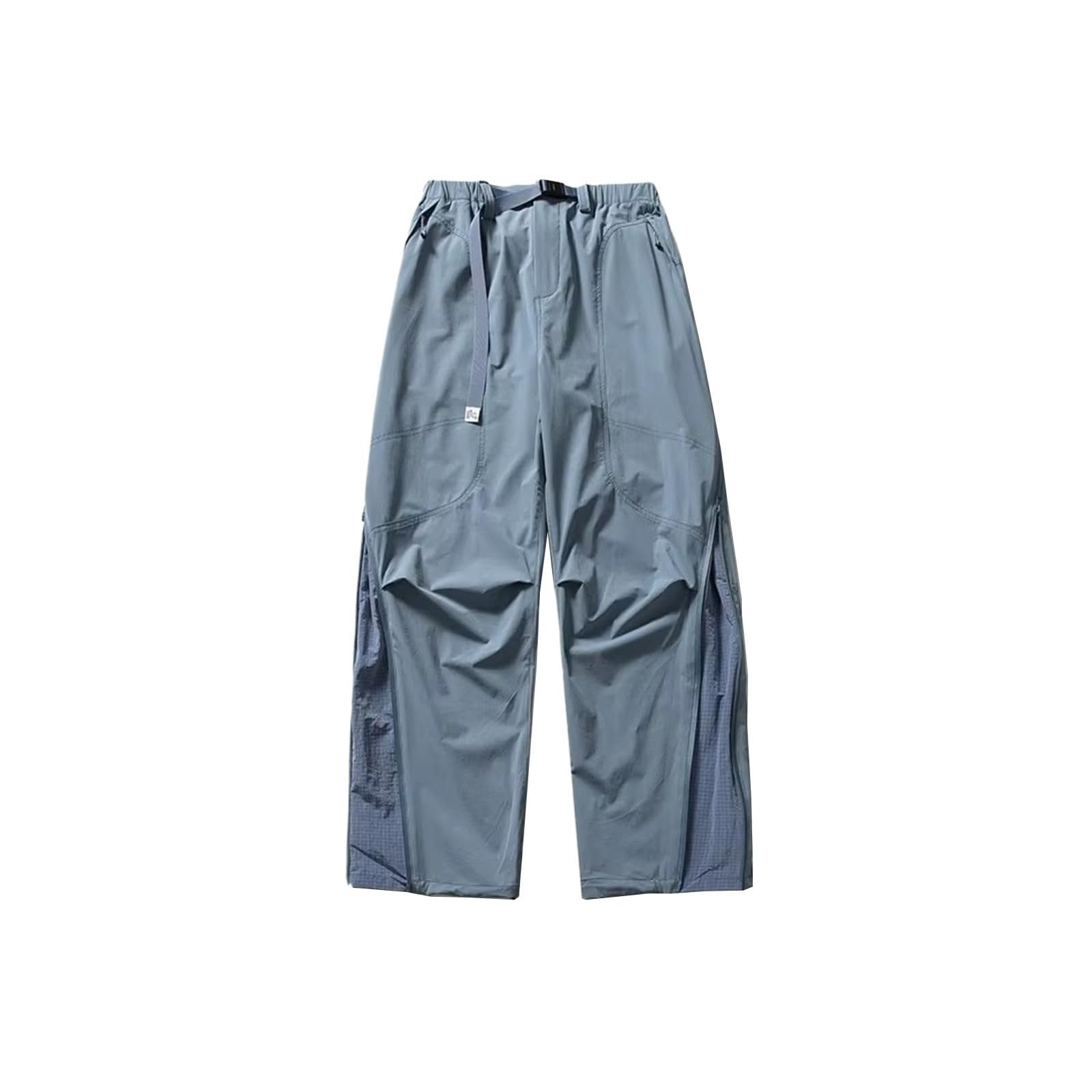 Pantalones de Carga Impermeables para Hombre, Pantalones Unisex Holgados callejeros