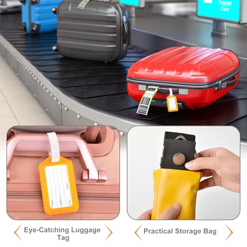 Image of CONLI Nylon Strap Luggage Straps for Suitcases, Adjustable 2-in-1 Elastic Belt for Carry On Bag, Black