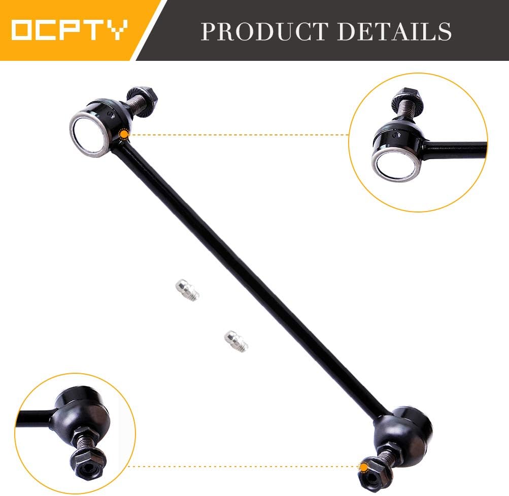 OCPTY - New 2-Piece fit for Grand Voyager Town Country for Dodge Grand Caravan for Plymouth Grand Voyager-2 Front Sway Bar End Link