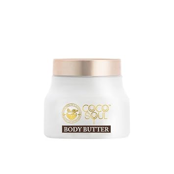 C.o.c.o. S.o.u.l. Body Butter with Coconut | Shea Butter & Ayurveda for Intense Moisturization | Paraben. Silicones & Mineral Oil Free | 100% Vegan | 140g