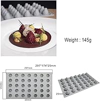Vista 8 de mostsom Molde de Silicona 3D de Frambuesa de 35 Cavidades para Fondant Chocolate Dulces Pasta de Goma Arcilla Polimérica Resina Cocina Horneado