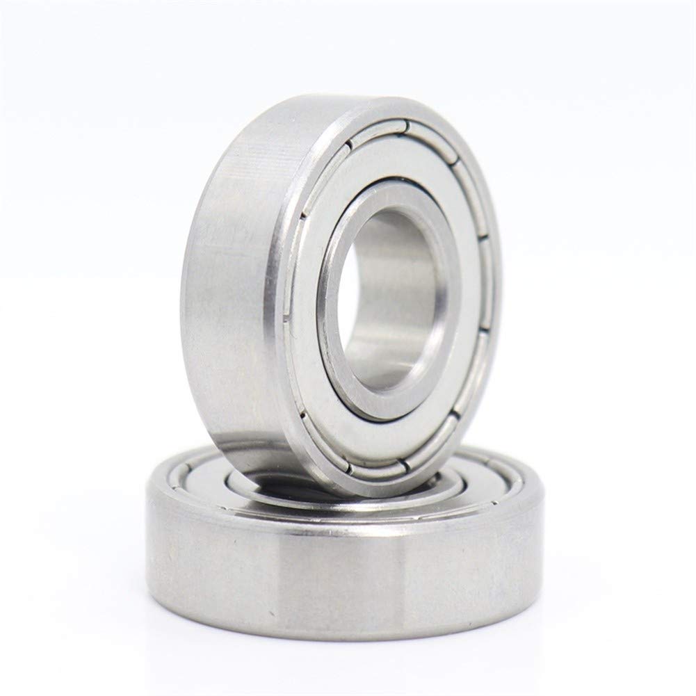 Tangjc-b S6008ZZ Roulement à Gorge Profonde (x2) ABEC-1 S6008 Z ZZ S 6008 440C Acier Inoxydable S6008Z roulements à Billes 40 * 68 * 15 mm