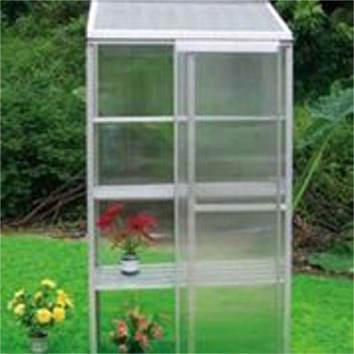 Mini Greenhouse Kits, Panels Made of Polycarbonate, Indoor or Outdoor Gardening, Starter Kit Includes 3 Levels of Sturdy Greenhouse Shelving