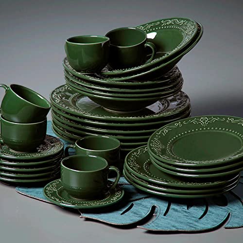 CONJUNTO C/ 6 XÍCARAS DE CAFÉ C/ PIRES ACANTHUS BOTÂNICO 72 ml