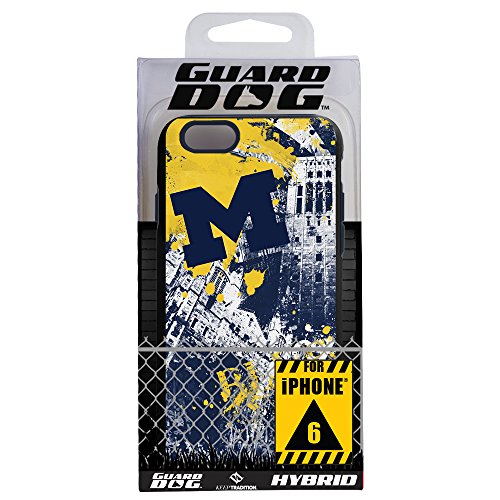 Guard Dog Collegiate Hybrid Case For Iphone 6 / 6S – Paulson Designs – Michigan Wolverines #TOP5