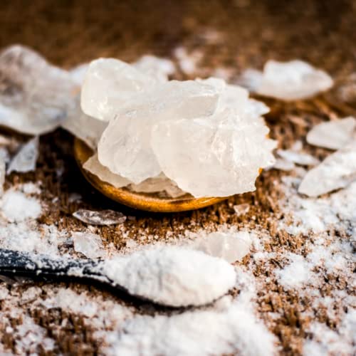Svatv Alum Powder 250 Gram (8.8 Oz) | Granulated Potassium Alum Powder | Purified Through Shodhan Process | Granulated Powder Alumbre #TOP3