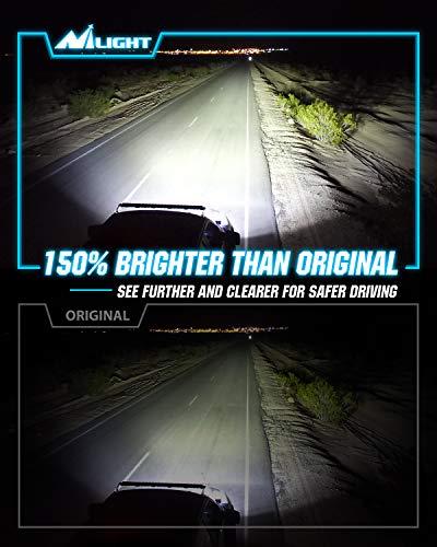 Nilight D4S Hid Bulbs, 6000K Diamond White D4S Replacement Super Bright High Low Beam D4S Hid Headlight Bulb For 12V Cars, 2-Pack #TOP2