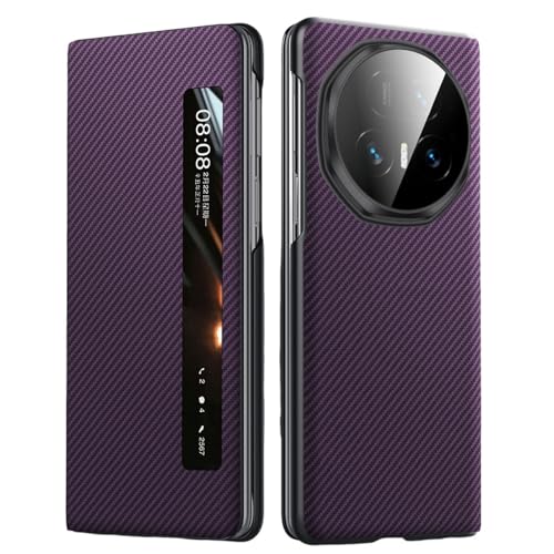 Coque Honor Magic V5 antichoc violette avec rabat intelligent