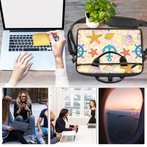 Bolso maletín para laptop 14-15 pulgadas con correa miniatura 5