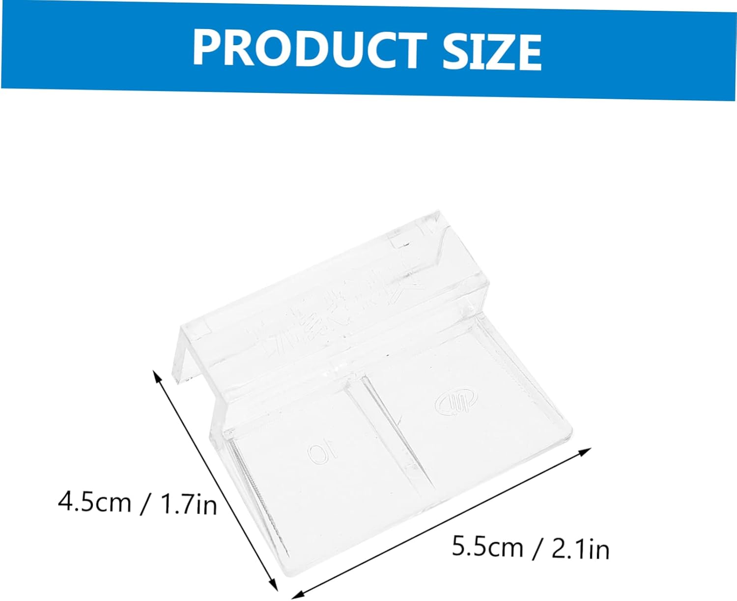 balacoo 16pcs Acrylic Aquarium Cover Holder Brackets for Fish Tank Sturdy Support for Open Aquariums Turtle Tanks and Pet Elegant Transparent Design