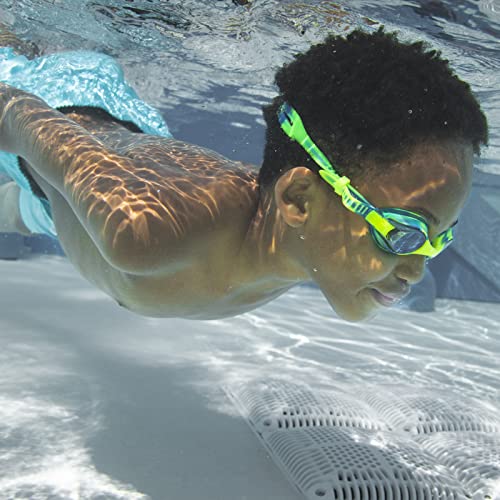 Image of TYR Kids' Swimple Goggles - Colorful Swim Goggles for Beginners | Comfy Youth Unibody Fit | Advanced Anti-Fog UV Eye Protection | Safe No-Leak Silicone Gaskets | Quick-Adjust Release Button