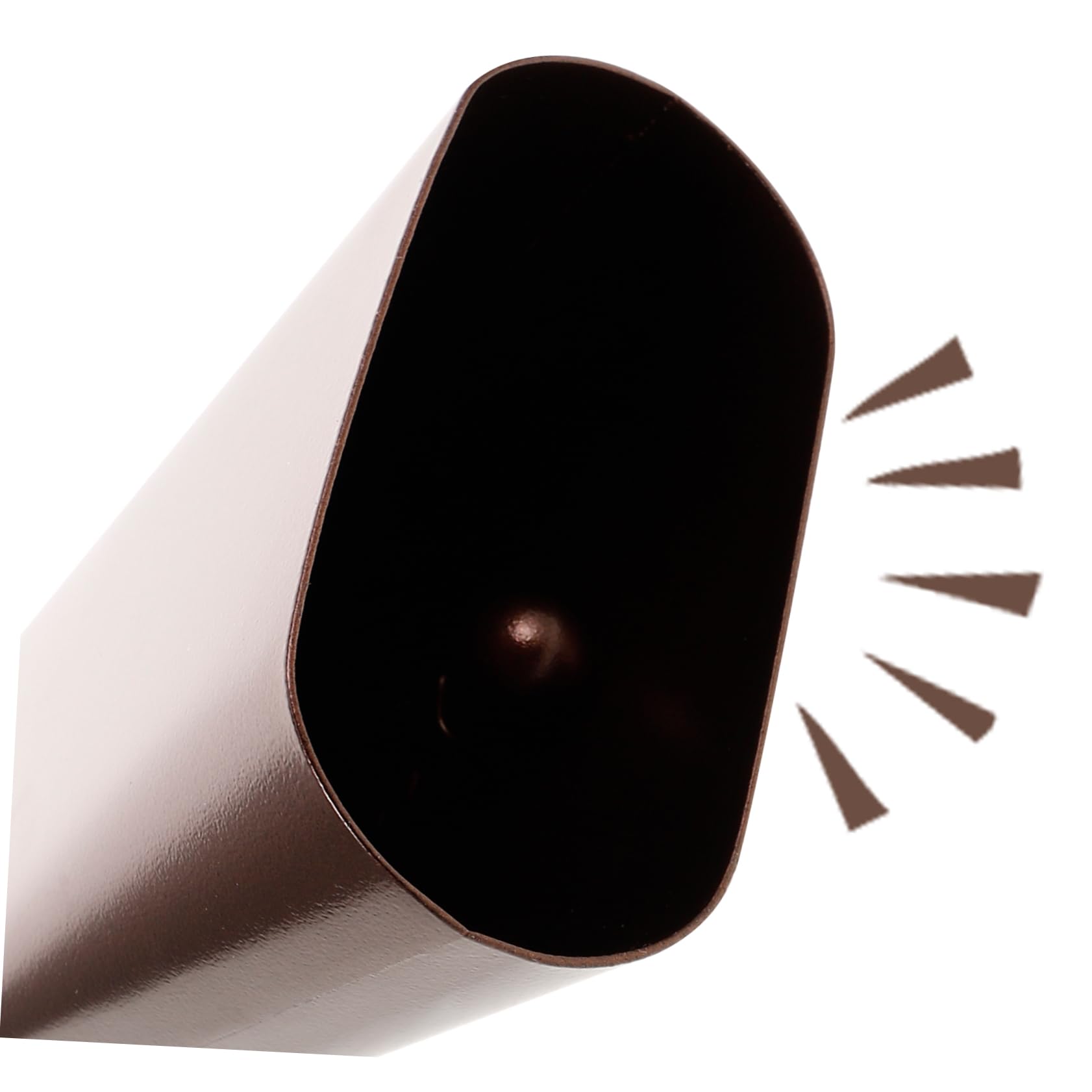 balacoo 1 Pair Metal Cowbell Handle Large Steel Educational Musical Instrument for Sports Events Cheering Bells