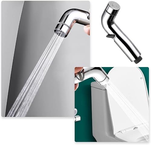 Miniatura 4 de Pulverizador de bidé, pulverizador portátil de mano ABS con control de presión, rociador de ducha de repuesto para higiene personal, ducha, inodoro