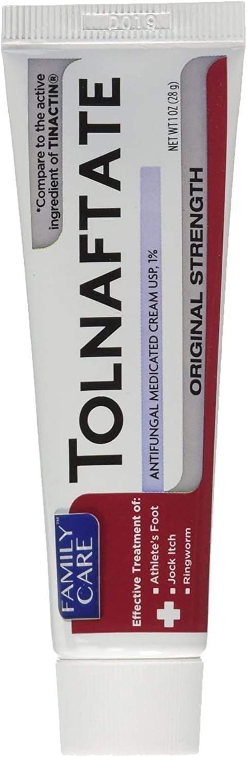 [6 Pack] Tolnaftate Cream USP 1% Antifungal Compare to Tinactin