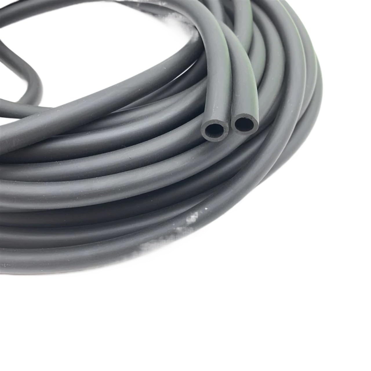 Fuel Line Hose， Fuel Hose Oil Resistant Nitrile Rubber Pipe Black Multiple Sizes(1M-OD 10XID 7MM)