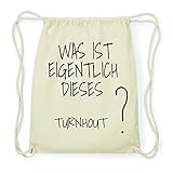 turnhout jacke 100% Baumwolle JOllify TURNHOUT Hipster Turnbeutel Tasche Rucksack aus Baumwolle - Farbe: Natur – Design: was ist eigentlich - Farbe: Natur