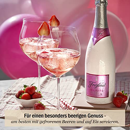 Freixenet ICE Rosé Cava (1 x 0,75 l) - Hochwertige Cuvée aus Pinot Noir, Garnacha und Chardonnay, halbtrocken, traditionelle Flaschengärung, fruchtige Aromen von Himbeeren, Erdbeeren und Waldfrüchten - 4
