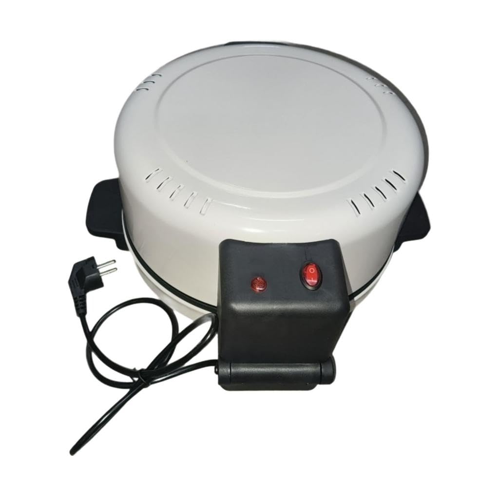 Sharplace Forno Elettrico per Pizza Macchina per Fare Doppio Lato Riscaldamento Controsoffitto Forno per Pizza Macchina per Pizza, Bianco