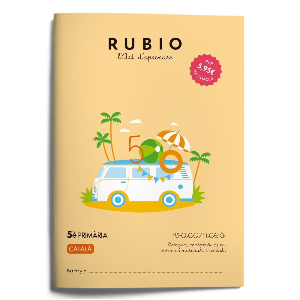 Vacances RUBIO 5è Primària (català): 6 (Vacances RUBIO (català))