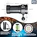 LetonPower Diving Flashlight, L15 10000Lumens Dive Light,100m Underwater Video Light, Scuba Dive Lights, Underwater Flashlight with Type-C Charging for Professional Under Water Sports