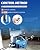 NEWTRY 1100lbs Electric Hoist Winch with Wireless Remote Control 110/120 Volt Portable Power Electric Hoist 16ft/min