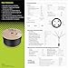 trueCABLE Cat6 Direct Burial, 1000ft, Waterproof, Outdoor Rated CMX, Black, 23AWG Solid Bare Copper, 550MHz, PoE++ (4PPoE), ETL Listed, Unshielded UTP, Bulk Ethernet Cable