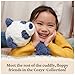 GUND Cozys Collection Cow, Stuffed Animal for Ages 1 and Up, Spring Decor Plush Toy, Cream/Blue, 10”
