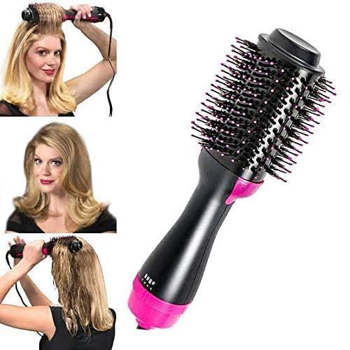 Image of One Step Hair Dryer And Volumizer,Hot Air Brush, Blow Dryer Brush, Ceramic Electric Blow Dryer Styler Straightener, 3 In1 Styling Oval Comb, Negative Ion Hair Straightener Brush