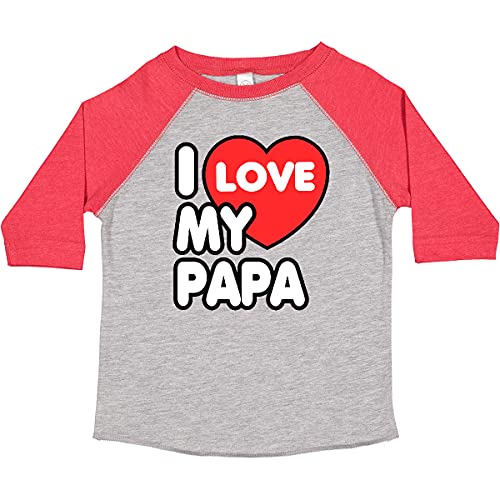inktastic I Love My Papa Toddler T-Shirt