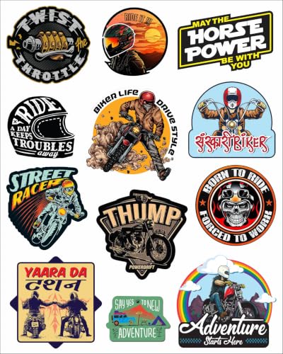 Image of Graphixdesign Decals Sticker Random Sticker for Skateboard Helmet Laptop Bicycle Hypebeast Bike Guitar Stickers ((8X10 Inch 15 PIC L))