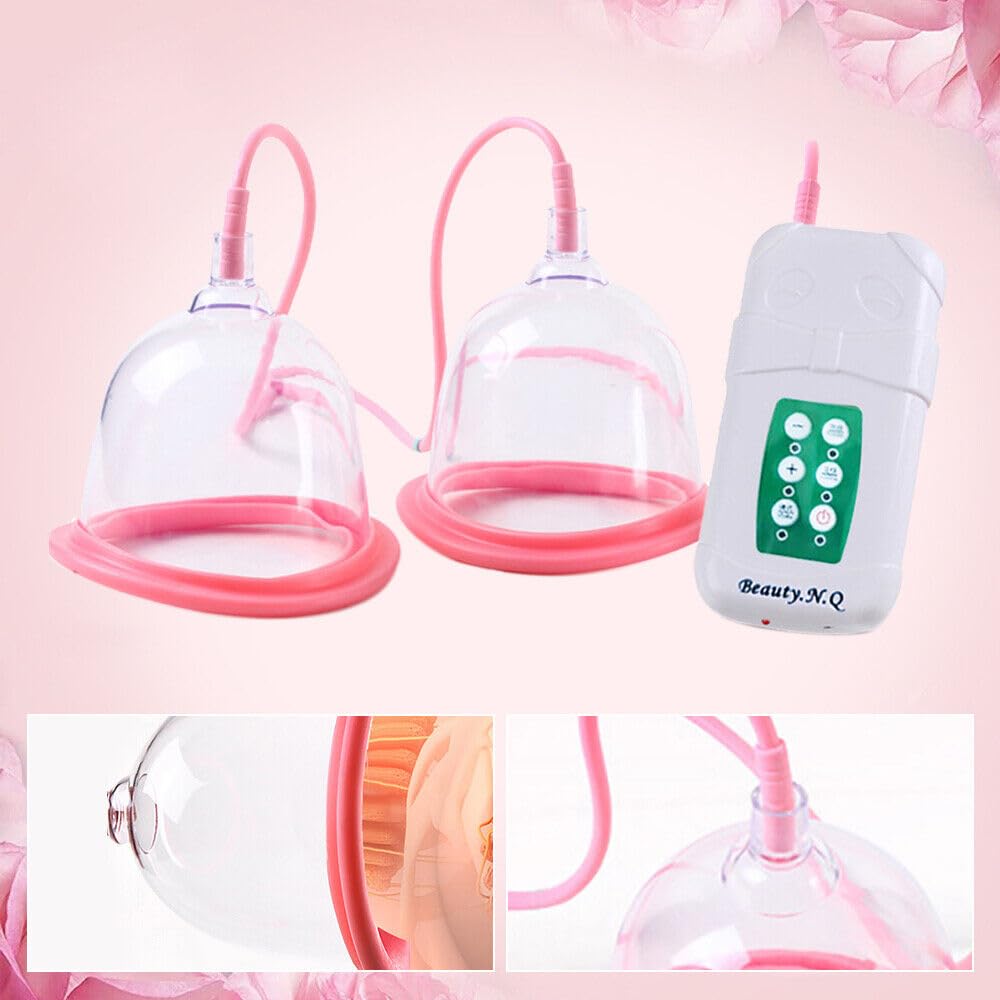 AB Elektrische Vakuum Brustpumpe, Brustvergrößerung Pumpe Tasse Busensaugschalen Saugschalen Brustsauger Automatische Nippelstimulator 15 * 7 * 3,5 cm
