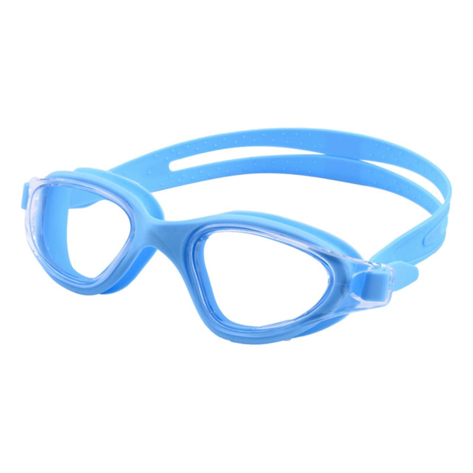 Gafas de natación, Gafas de natación for hombres y mujeres, antivaho, con prescripción UV, impermeables, silicona, ajustables, for piscina, for adultos, gafas buceo(Sky Blue)