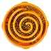 Outward Hound Fun Feeder Dog Bowl Slow Feeder Stop Bloat for Dogs, Large, Orange