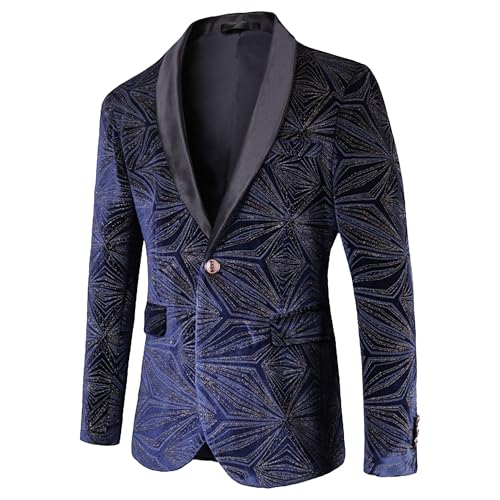 Smoking homme col châle de prestige veste de cérémonie aux reflets scintillants