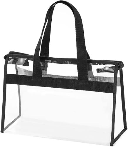 Bolsas transparentes a prueba de polvo, 12 x 8 x 5 pulgadas, protector de almacenamiento con cremallera, bolsa de mano transparente para colgar para