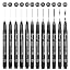 Black, 12 Pcs