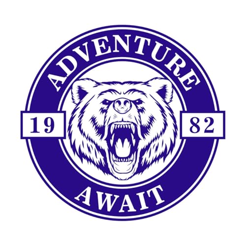 Pegatinas de pared Logotipo de aventura 72x75.2cm Vinilos para