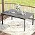 VICLLAX Patio Table and Chairs for 6 Person, 7 Pieces Patio Dining Set Includes 63" Rectangle Outdoor Table and 6 Outdoor Swivel Chairs for Lawn Garden, Grey Table and Grey Chairs