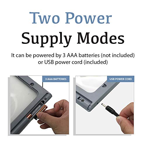 MagniPros-3X-Large-Full-Page-Magnifier-with-12-LED-Lights-Foldable-Flip-Out-Legs-Dual-Power-Supply-Modes-Ideal-for-Hands-Free-Reading-Low-Vision-Seniors-with-Aging-Eyes