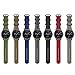 FINTIE Band Compatible with Garmin Vivoactive 5/6/3, Venu/Sq/Sq 2/2 Plus, Forerunner 165/55/645/245 Music, 20mm Soft Nylon Replacement Strap Band