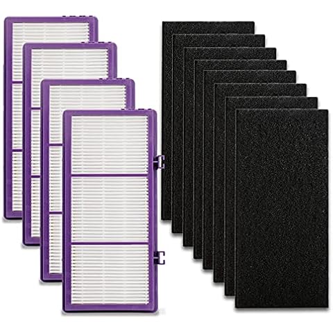 Colorfullfe Performance Plus Filter for Holmes AER1 True Filter, Replacement HAPF300AP-U4, 4 Filter and 8 Carbon Filters Cover