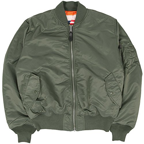 Alpha Industries MA-1 Blood Chit Bomber Flight Jacket - Fighter Pilot Flight Jacket2