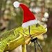 ULTECHNOVO 2 Piezas Traje de Dragón Barbudo Sombrero de Lagarto de Navidad...