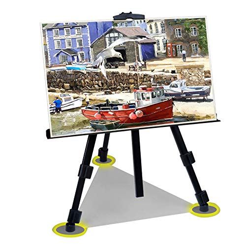 Linmin 9007468667968 Thickened Iron Easel Telescopic Sketch Metal Iron Triangle Easel Advertising Display Stand thumb #7