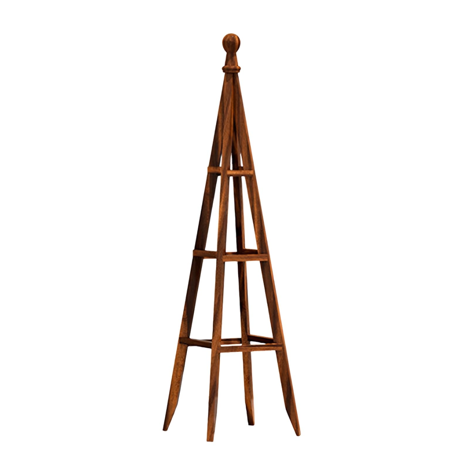 Enrejado de obelisco de madera resistente y fácil de montar para exterior