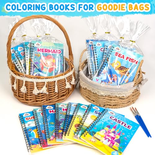 Image of ZMLM 24 Pack Ocean Coloring Books - Birthday Party Favors for Kids 4-8