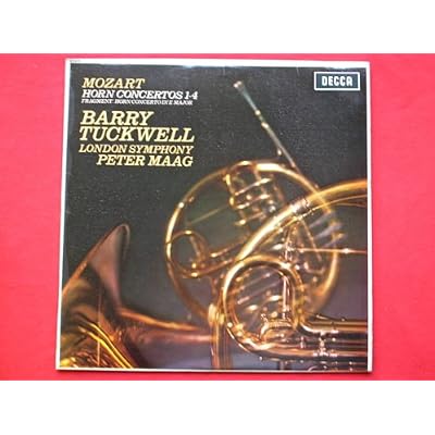 Maag, Peter Mozart Horn Concertos 1-4 LP Decca SXL6108 EX/EX 1964